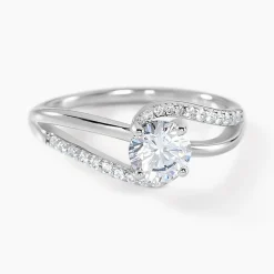 Histoire d'Or Bague Mirene Argent Blanc Oxyde De Zirconium