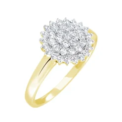 Histoire d'Or Bague Mireya Or Jaune Oxydes New