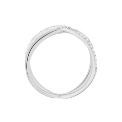 Histoire d'Or Bague Miya Argent Blanc Oxyde De Zirconium