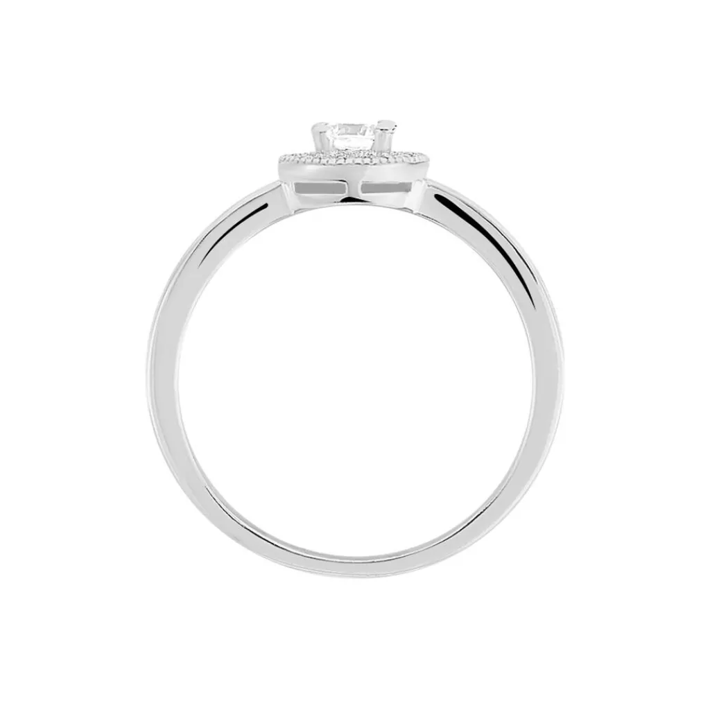 Histoire d'Or Bague Mélissande Argent Blanc Oxyde De Zirconium Hot