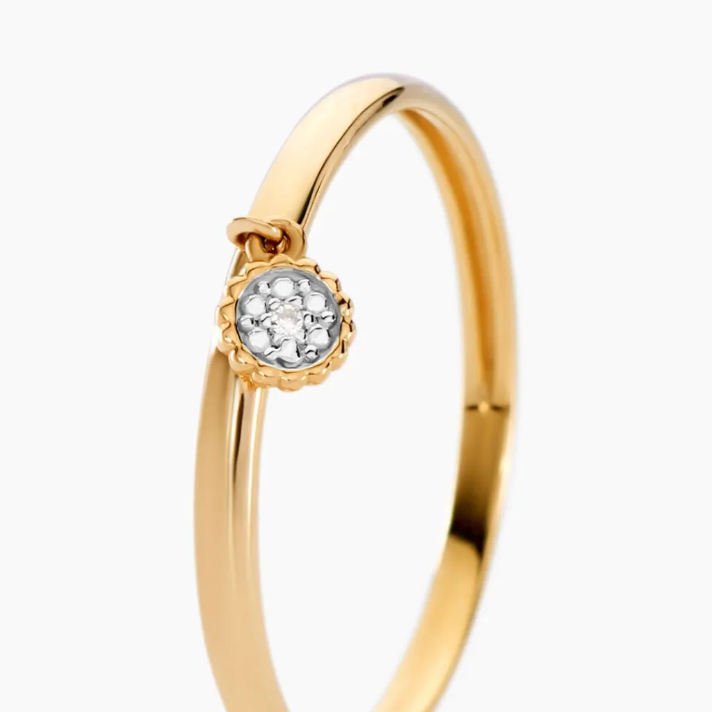 Histoire d'Or Bague Mon 1er Diamant or jaune diamant Online