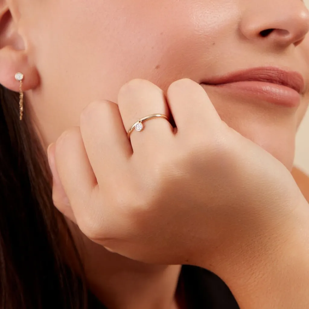 Histoire d'Or Bague Mon 1er Diamant or jaune diamant Online