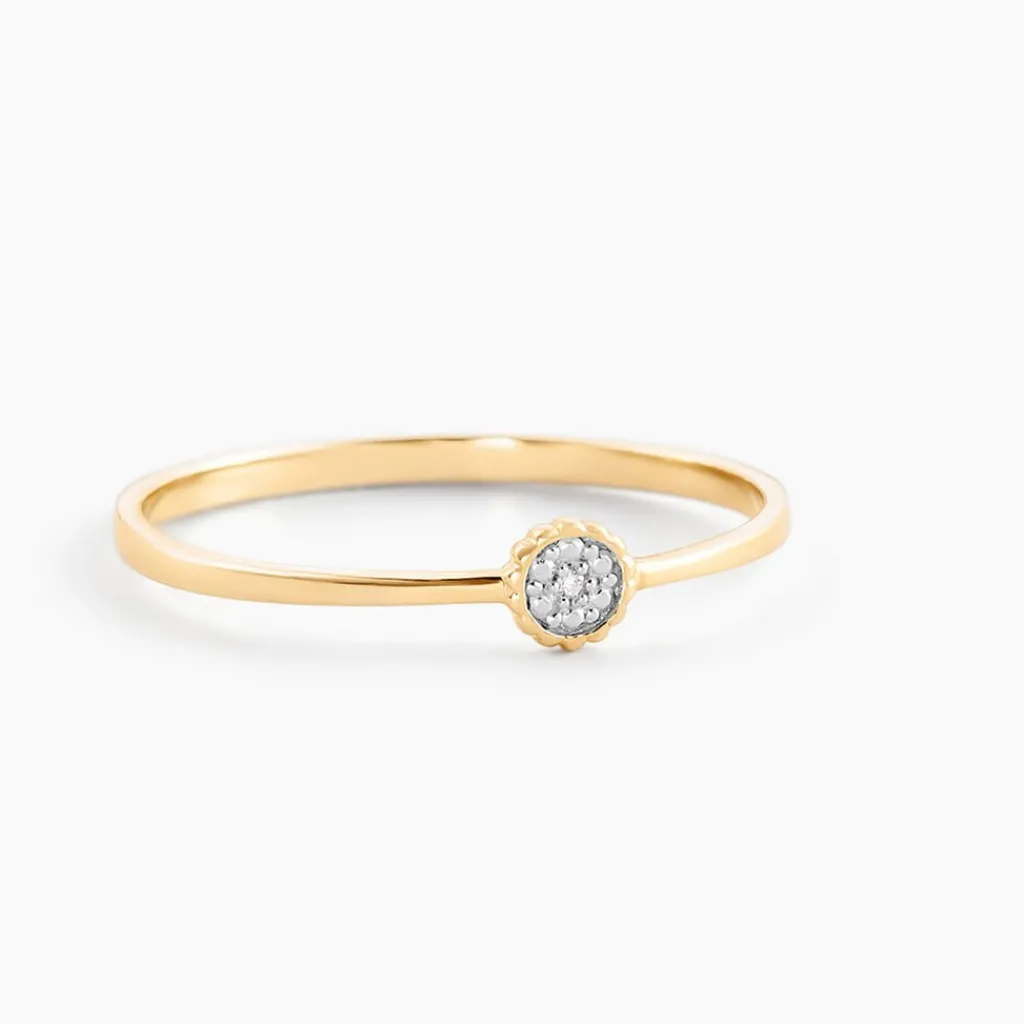 Histoire d'Or Bague Mon 1er Diamant or jaune diamant Sale