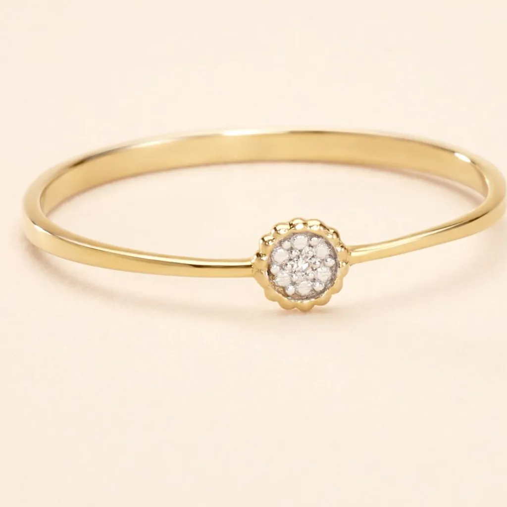 Histoire d'Or Bague Mon 1er Diamant or jaune diamant Sale