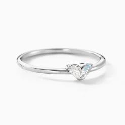 Histoire d'Or Bague Myhalf Argent Blanc Oxyde De Zirconium argent blanc oxyde bleu sky Best
