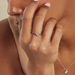 Histoire d'Or Bague Myhalf Argent Blanc Oxyde De Zirconium argent blanc oxyde bleu sky Best