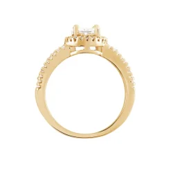 Histoire d'Or Bague Myriama Plaqué Or Jaune Oxyde De Zirconium Best