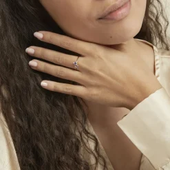 Histoire d'Or Bague Myrtie Or Jaune Amethyste Violet Oxyde De Zirconium Online