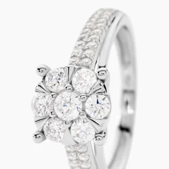 Histoire d'Or Bague Nazare Or Blanc Oxyde De Zirconium Discount