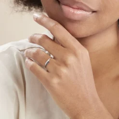 Histoire d'Or Bague Nazima Or Blanc Diamant Best