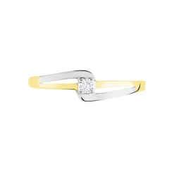 Histoire d'Or Bague Nesryne De Zirconium or bicolore oxyde Discount