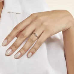 Histoire d'Or Bague Nesryne De Zirconium or blanc oxyde Best