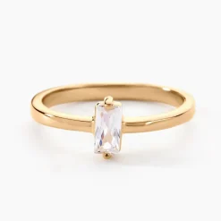 Histoire d'Or Bague Nila Plaqué Or Jaune Oxyde De Zirconium Best