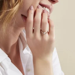 Histoire d'Or Bague Nila Plaqué Or Jaune Oxyde De Zirconium Best