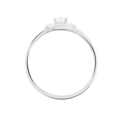 Histoire d'Or Bague Ninon Or Blanc Oxyde De Zirconium