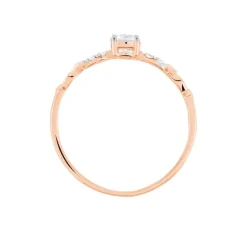 Histoire d'Or Bague Norhen Or Rose Oxyde De Zirconium Discount