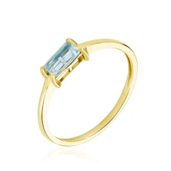 Histoire d'Or Bague Nottingham Or Jaune Topaze or jaune topaze bleu sky Best