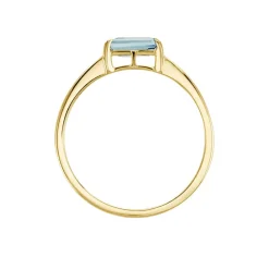 Histoire d'Or Bague Nottingham Or Jaune Topaze or jaune topaze bleu sky Best