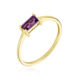 Histoire d'Or Bague Nottingham Or Jaune Améthyste or jaune améthyste violet Clearance