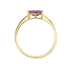 Histoire d'Or Bague Nottingham Or Jaune Améthyste or jaune améthyste violet Clearance