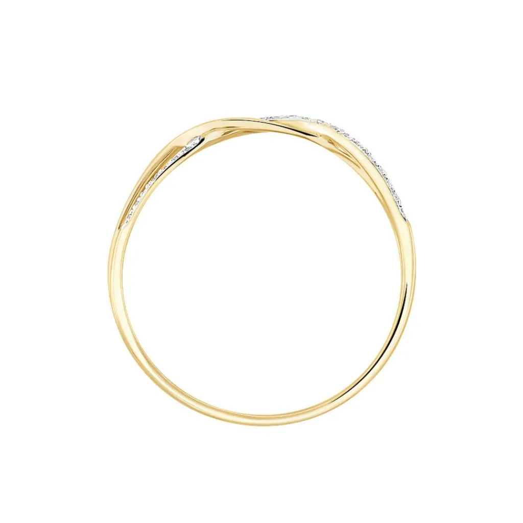 Histoire d'Or Bague Nucia Or Jaune Diamant Sale