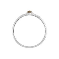 Histoire d'Or Bague Nyoko Argent Blanc Labradorite Hot