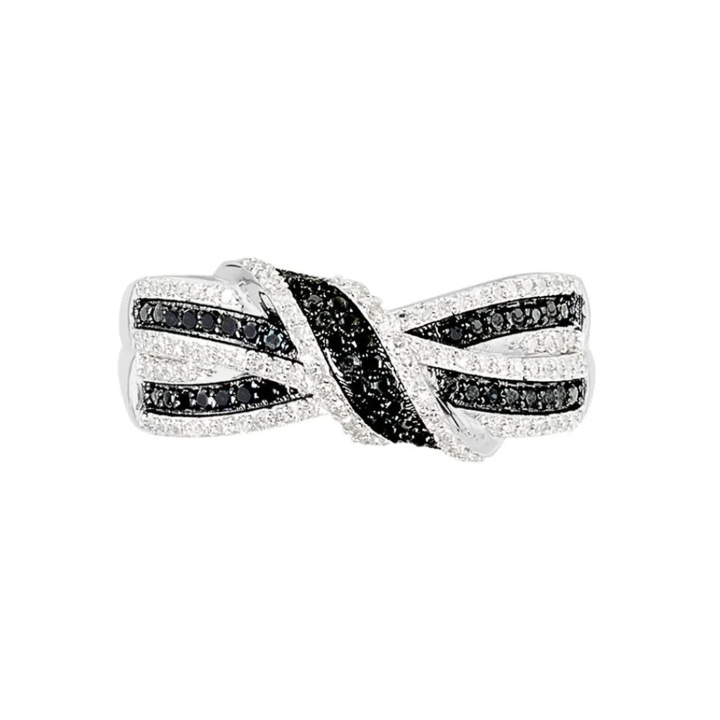 Histoire d'Or Bague Oaxaca Or Blanc Diamant Discount