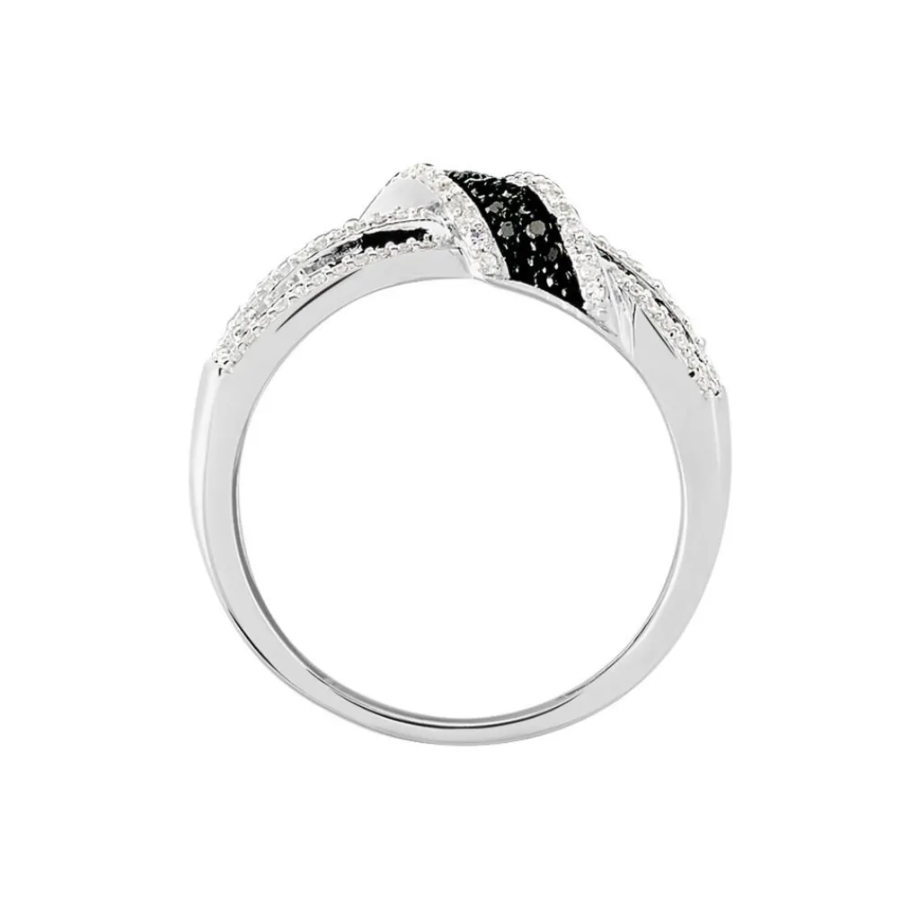 Histoire d'Or Bague Oaxaca Or Blanc Diamant Discount