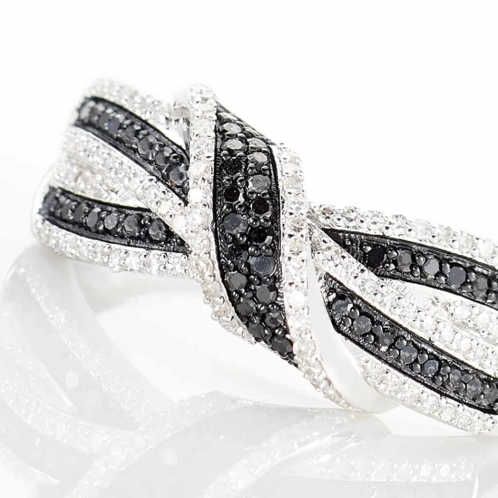 Histoire d'Or Bague Oaxaca Or Blanc Diamant Discount