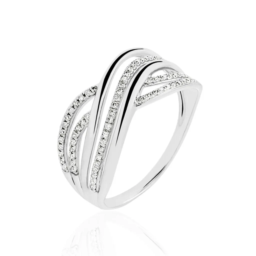 Histoire d'Or Bague Ocean Or Blanc Diamant