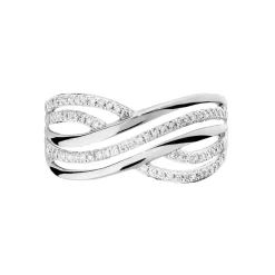 Histoire d'Or Bague Ocean Or Blanc Diamant