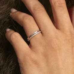 Histoire d'Or Bague Olena or blanc diamant Online