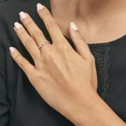 Histoire d'Or Bague Omnia Or Blanc Diamant Online