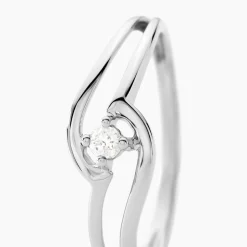 Histoire d'Or Bague Onenn Or Blanc Diamant Outlet