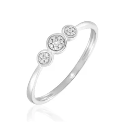 Histoire d'Or Bague Or Blanc Abital Diamants Sale