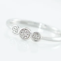 Histoire d'Or Bague Or Blanc Abital Diamants Sale