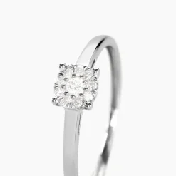 Histoire d'Or Bague Or Blanc Adeline Diamants