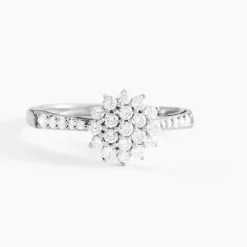 Histoire d'Or Bague Or Blanc  Chouchana Diamant Synthetique Discount