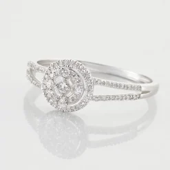 Histoire d'Or Bague Or Blanc Collection 1986 Diamants Online