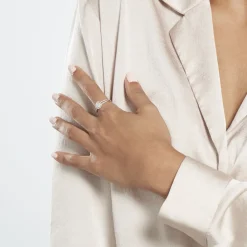 Histoire d'Or Bague Or Blanc Collection 1986 Diamants Online