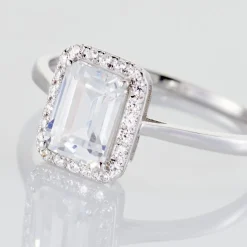 Histoire d'Or Bague Or Blanc Goulven Oxyde De Zirconium Clearance