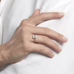 Histoire d'Or Bague Or Blanc Goulven Oxyde De Zirconium Clearance