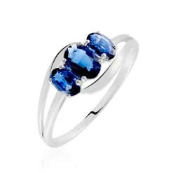 Histoire d'Or Bague Or Blanc Jaire Saphir Clearance