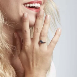 Histoire d'Or Bague Or Blanc Jaire Saphir Clearance