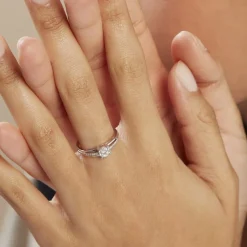 Histoire d'Or Bague Or Blanc Katherina Diamants or blanc diamant Best