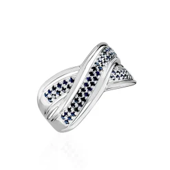 Histoire d'Or Bague Or Blanc Mauraine Saphirs Clearance