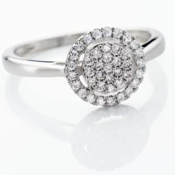 Histoire d'Or Bague Or Blanc Nawra Diamants Synthétiques Online