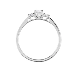 Histoire d'Or Bague Or Blanc Neely Diamants Synthétiques Clearance