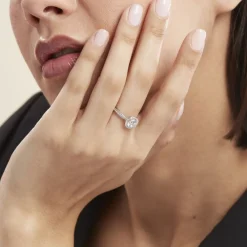 Histoire d'Or Bague Or Blanc Pelagius Oxyde De Zirconium Best