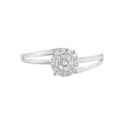 Histoire d'Or Bague Or Blanc Rosalane Diamants Hot